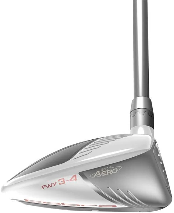 New Ladies Cobra King F9 18.5 Degree 3-4 Fairway Wood White/Pink W/Headcover - Image 4
